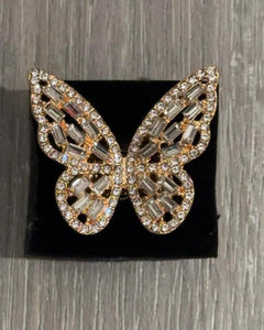 Flauntable Flutter Butterfly Ring Gold