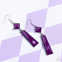Load image into Gallery viewer, Hollywood Harmony - Purple Earrings
