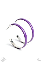 Load image into Gallery viewer, Groovy Glissando - Purple Earrings
