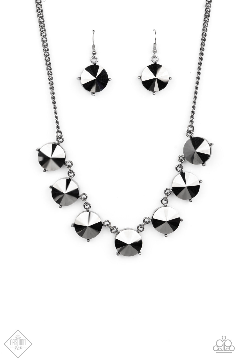 The SHOWCASE Must Go On - Black  Necklace Set