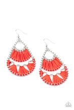 Load image into Gallery viewer, 0161Samba Scene - Red Earrings
