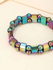 Rainbow Magnetic Stretch Bracelet