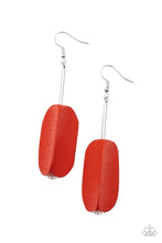 Load image into Gallery viewer, Tamarack Trail - Red  Earrings
